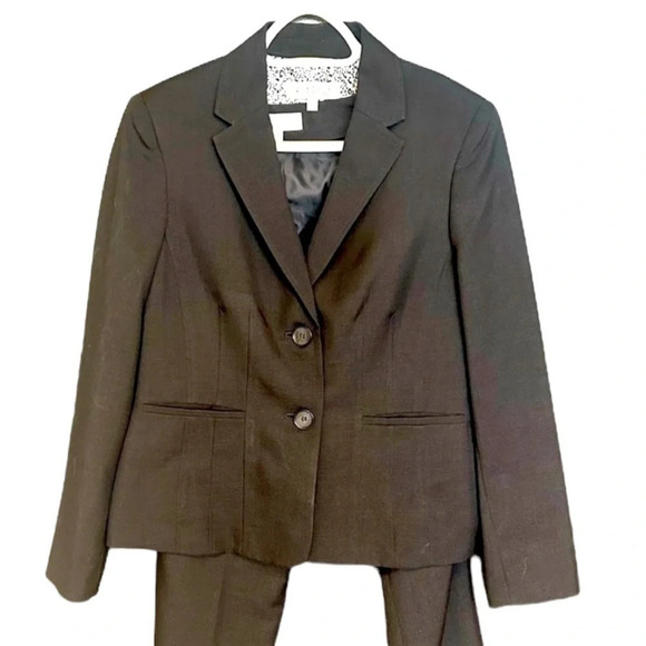 Mint Kasper separates FULL SUIT women’s dark navy suit- jacket size 10 pants 8 - Picture 1 of 11